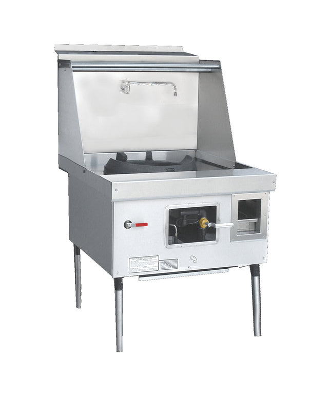 Bếp wok gas tự nhiên một buồng Town Y-1-SS-N-13 York với buồng Mandarin 33 cm - 75.000 BTU