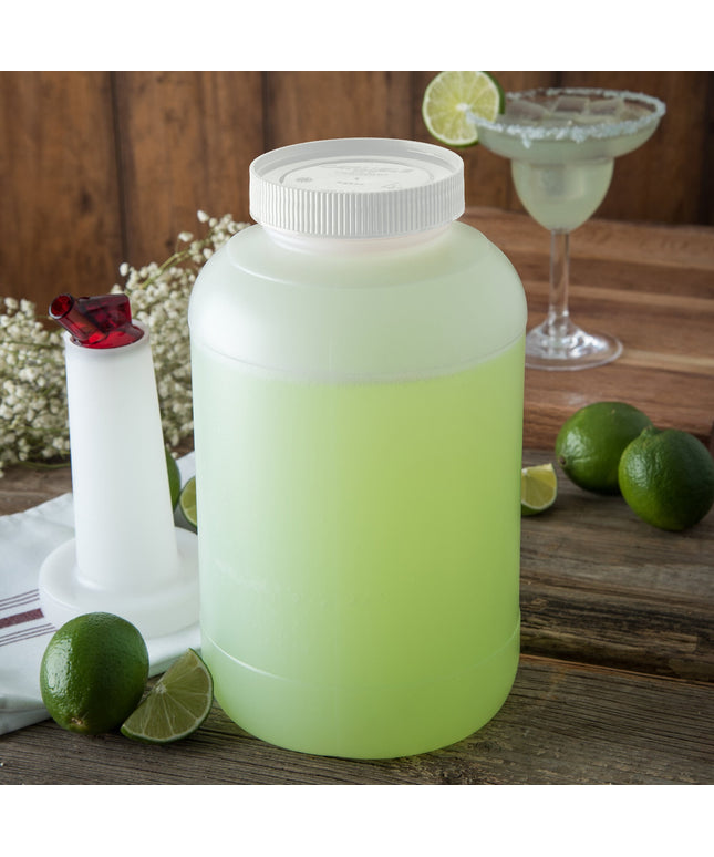 Bình đựng và rót Carlisle PS80200 Store 'N Pour 3,8 lít màu trắng nắp màu