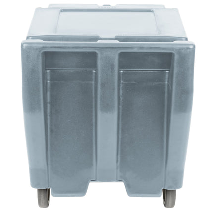 Thùng đá di động Cambro ICS125LB401 SlidingLid™ xanh xám di động thùng đá - 56,7 kg dung tích