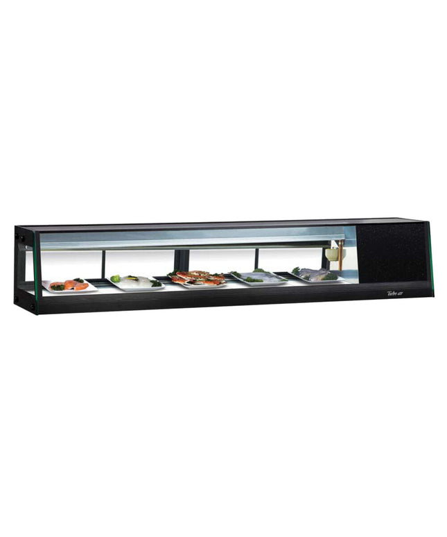 Tủ trưng bày sushi kính thẳng có làm lạnh Turbo Air SAS-70R-N 178 cm - Máy nén bên phải