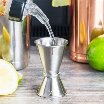 Ly đong rượu jigger inox kiểu Nhật American Metalcraft JG1 15 ml & 30 ml