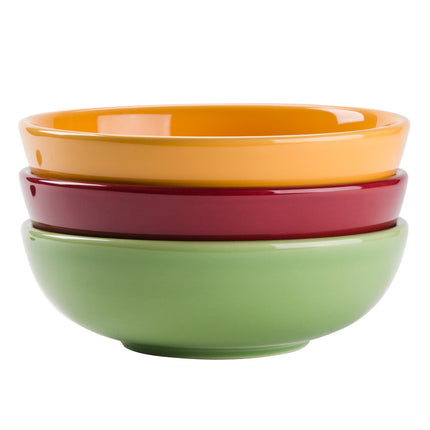 Tô sứ nhiều màu Tuxton DYB-480G đựng menudo/pasta/salad 1,4 lít - Thùng 12 cái