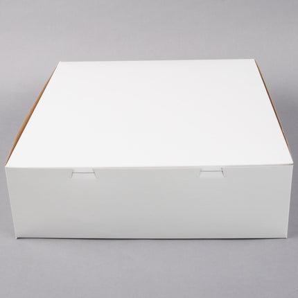 Hộp đựng bánh kem màu trắng 41 x 41 x 13 cm - Bộ 10 cái