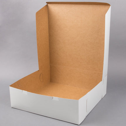 Hộp đựng bánh kem màu trắng 41 x 41 x 13 cm - Bộ 10 cái