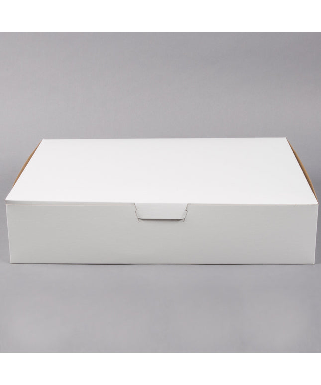 Hộp bánh kem cỡ nửa tấm tùy chỉnh màu trắng 48 x 36 x 11 cm - Gói 10 cái