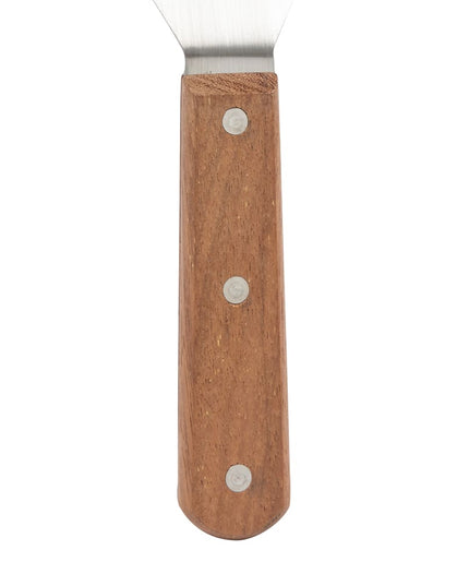 Xẻng Lật/Phục Vụ American Metalcraft 19008 Cạnh Bo Tròn Thép Không Gỉ/Gỗ 40 cm