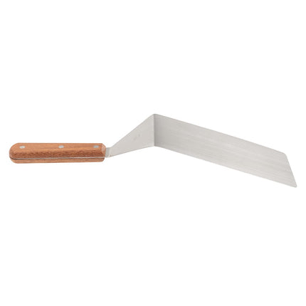 Xẻng Lật/Phục Vụ American Metalcraft 19008 Cạnh Bo Tròn Thép Không Gỉ/Gỗ 40 cm