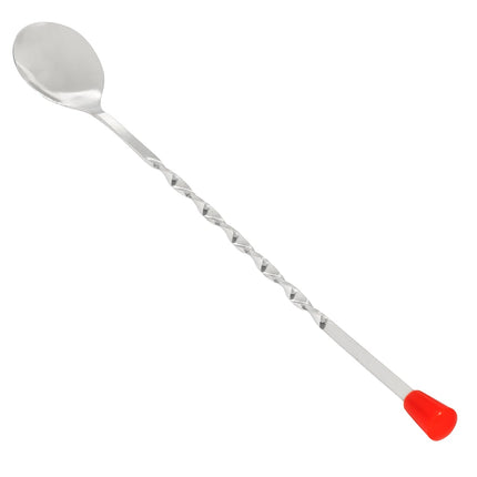 Thìa Bar American Metalcraft 512K 30.5 cm Núm Đỏ, Thép Không Gỉ