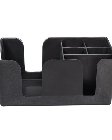 Hộp Tổ Chức Quầy Bar Nhựa American Metalcraft BAR6 6 Ngăn, Đen