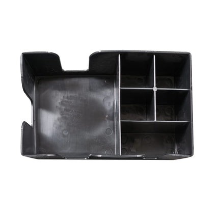 Hộp Tổ Chức Quầy Bar Nhựa American Metalcraft BAR6 6 Ngăn, Đen