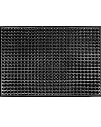 Thảm Quầy Bar Chữ Nhật American Metalcraft BLACKBM1218 45.7 x 30.5 cm Cao Su Đen