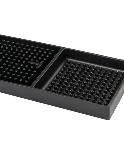Thảm Quầy Bar Chữ Nhật American Metalcraft BLM24 68.6 x 8.3 cm Cao Su Đen