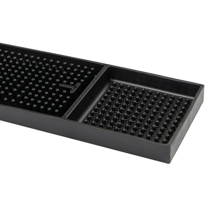 Thảm Quầy Bar Chữ Nhật American Metalcraft BLM24 68.6 x 8.3 cm Cao Su Đen