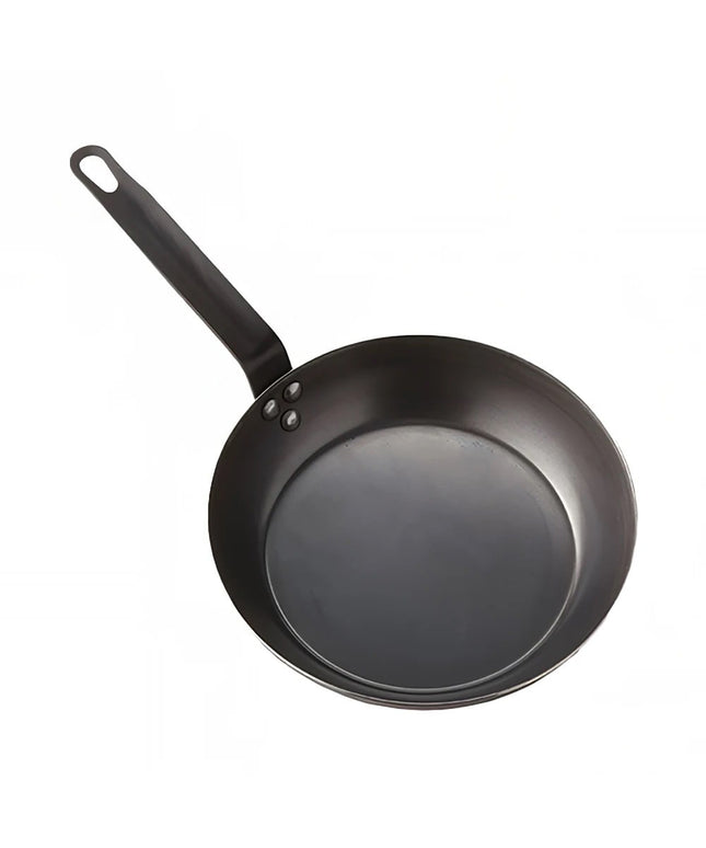 Chảo Rán Thép Carbon American Metalcraft BSFP12 30.5 cm Tay Cầm Kim Loại Đặc Màu Đen