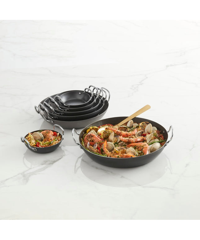 Chảo Paella Thép Đen American Metalcraft BSPP4 15.2 cm