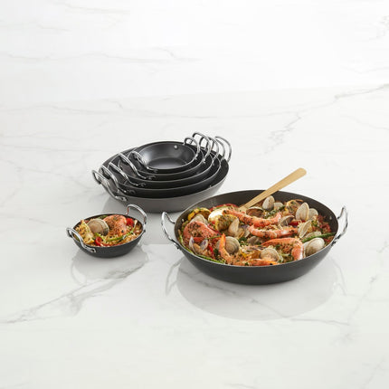 Chảo Paella Thép Đen American Metalcraft BSPP6 19.7 cm