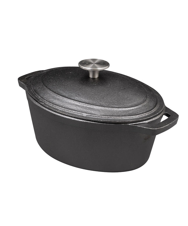 Khay Nướng Gang American Metalcraft CIPO3 2.8 lít Hình Oval Có Nắp