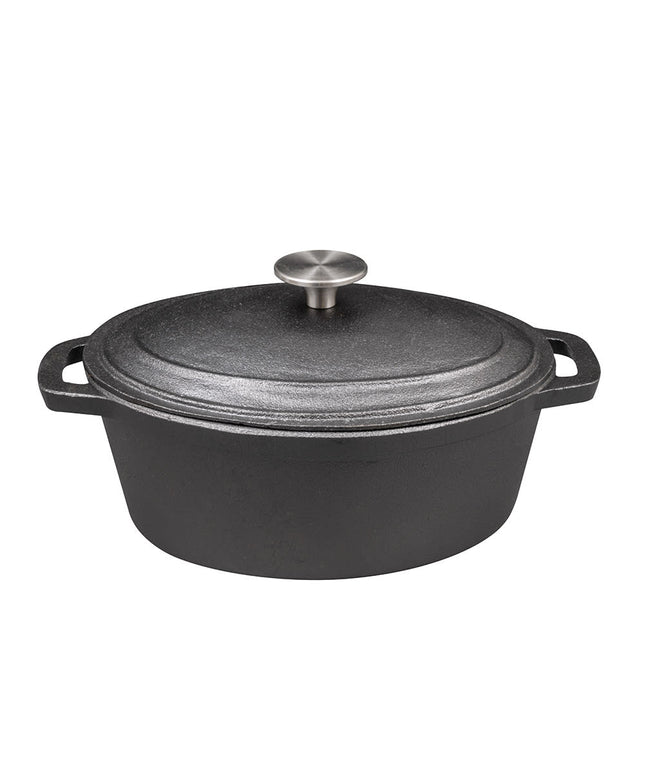 Khay Nướng Gang American Metalcraft CIPO3 2.8 lít Hình Oval Có Nắp