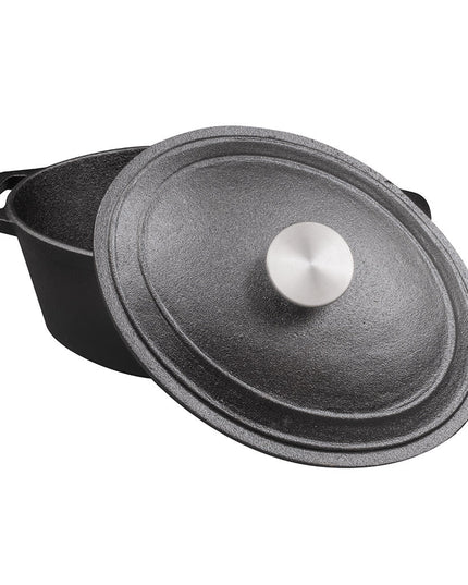 Khay Nướng Gang American Metalcraft CIPO3 2.8 lít Hình Oval Có Nắp