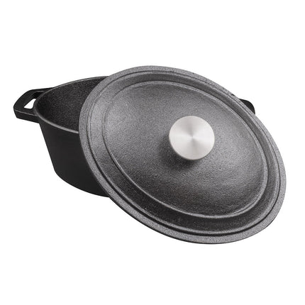 Khay Nướng Gang American Metalcraft CIPO3 2.8 lít Hình Oval Có Nắp