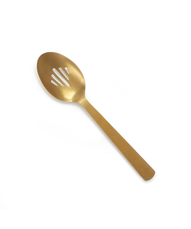 Thìa Phục Vụ Có Rãnh American Metalcraft GVHSS10 Thép Không Gỉ Màu Vàng 25.4 cm