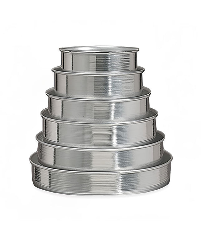 Bộ 6 Khay Nướng Bánh American Metalcraft HA80012 Thành Thẳng Nhôm