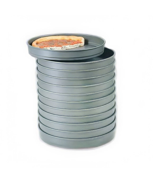 Khay Pizza Xếp Chồng American Metalcraft HC5008 20.3 cm Sâu 5.1 cm Nhôm Phủ Cứng