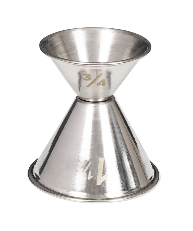 Ly Đong Đôi American Metalcraft J203 22 ml & 45 ml Thép Không Gỉ Mờ