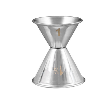 Ly Đong Đôi American Metalcraft J204 30 ml & 45 ml Thép Không Gỉ Mờ