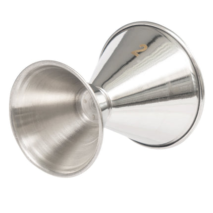 Ly Đong Đôi American Metalcraft J205 30 ml & 60 ml Thép Không Gỉ Mờ