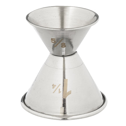 Ly Đong Đôi American Metalcraft J208 18 ml & 37 ml Thép Không Gỉ Mờ