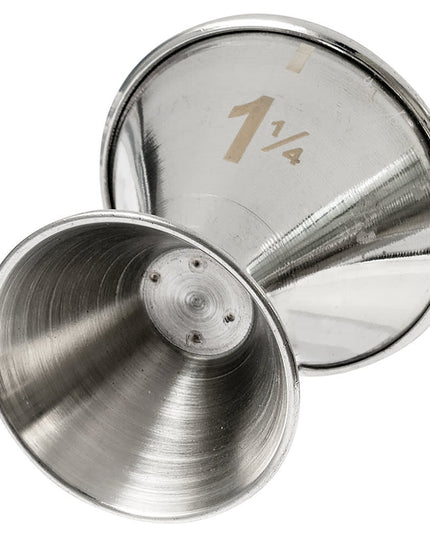 Ly Đong Đôi American Metalcraft J208 18 ml & 37 ml Thép Không Gỉ Mờ