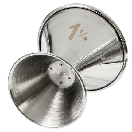 Ly Đong Đôi American Metalcraft J208 18 ml & 37 ml Thép Không Gỉ Mờ