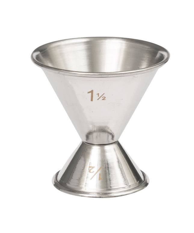 Ly Đong Đôi American Metalcraft J212 15 ml & 45 ml Thép Không Gỉ Mờ