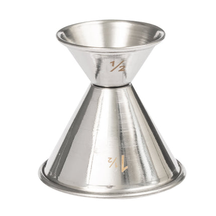 Ly Đong Đôi American Metalcraft J212 15 ml & 45 ml Thép Không Gỉ Mờ