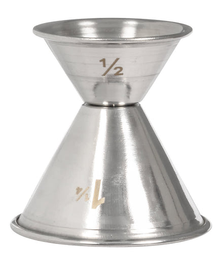 Ly Đong Đôi American Metalcraft J214 15 ml & 37 ml Thép Không Gỉ Mờ