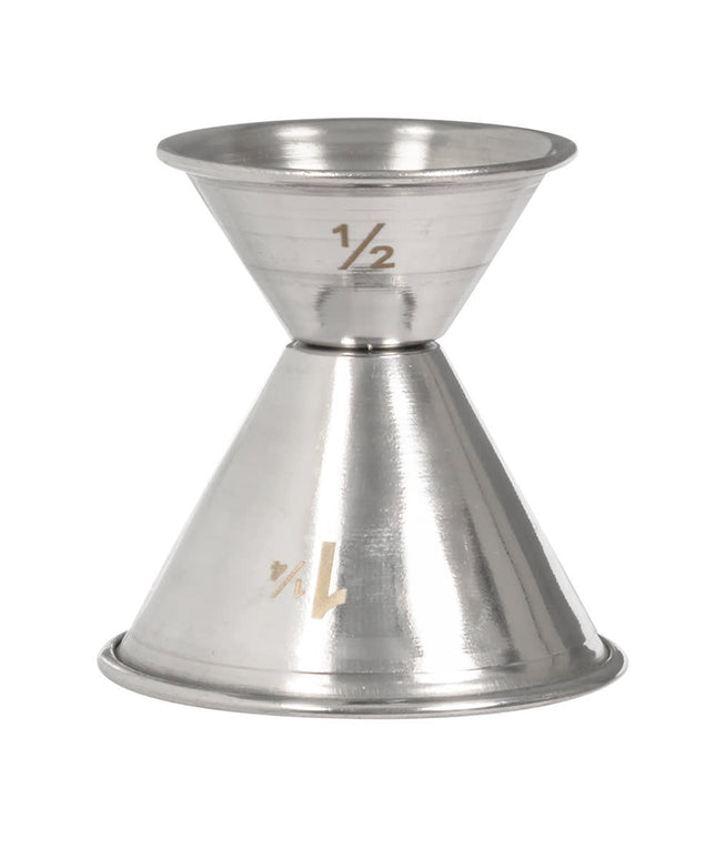 Ly Đong Đôi American Metalcraft J214 15 ml & 37 ml Thép Không Gỉ Mờ