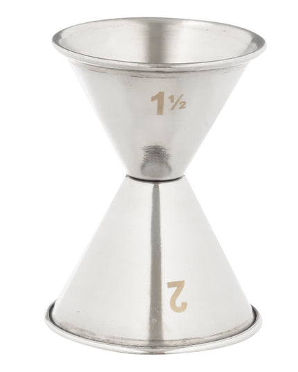 Ly Đong Đôi American Metalcraft J266 45 ml & 60 ml Thép Không Gỉ Mờ