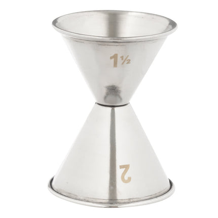 Ly Đong Đôi American Metalcraft J266 45 ml & 60 ml Thép Không Gỉ Mờ