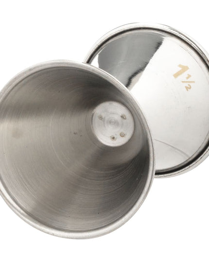 Ly Đong Đôi American Metalcraft J266 45 ml & 60 ml Thép Không Gỉ Mờ