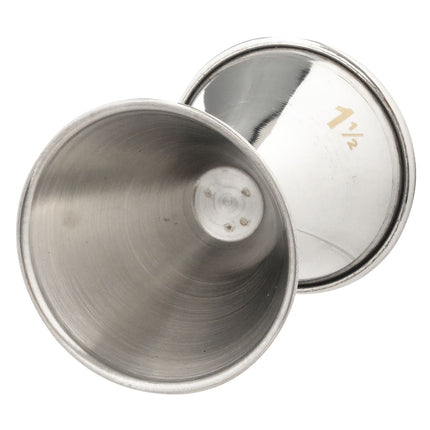 Ly Đong Đôi American Metalcraft J266 45 ml & 60 ml Thép Không Gỉ Mờ