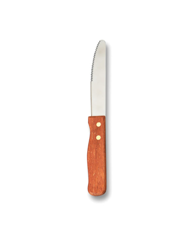 Dao Bít Tết American Metalcraft KNF3 25.4 cm Đầu Tròn Tay Cầm Gỗ Cứng