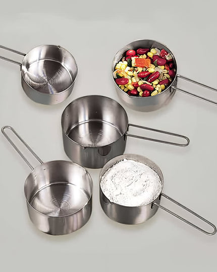 Bộ Cốc Đong American Metalcraft MCW4 4 Món Tay Cầm Dây Thép Không Gỉ