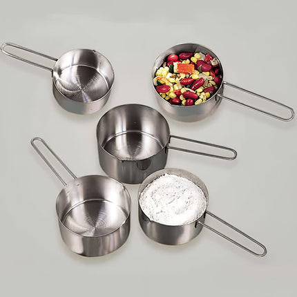 Bộ Cốc Đong American Metalcraft MCW4 4 Món Tay Cầm Dây Thép Không Gỉ