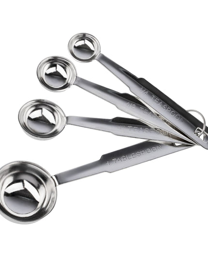Bộ 4 Thìa Đong American Metalcraft MSSR74 Dạng Muỗng Tròn Thép Không Gỉ