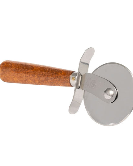 Dao Cắt Pizza American Metalcraft PC7250 6.4 cm Tay Cầm Gỗ Thép Không Gỉ