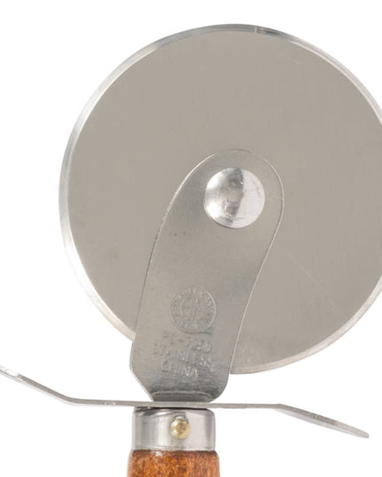 Dao Cắt Pizza American Metalcraft PC7250 6.4 cm Tay Cầm Gỗ Thép Không Gỉ