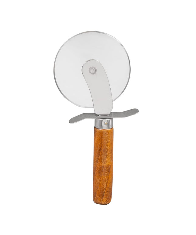 Dao Cắt Pizza American Metalcraft PC7400 10.2cm Tay Cầm Gỗ Thép Không Gỉ