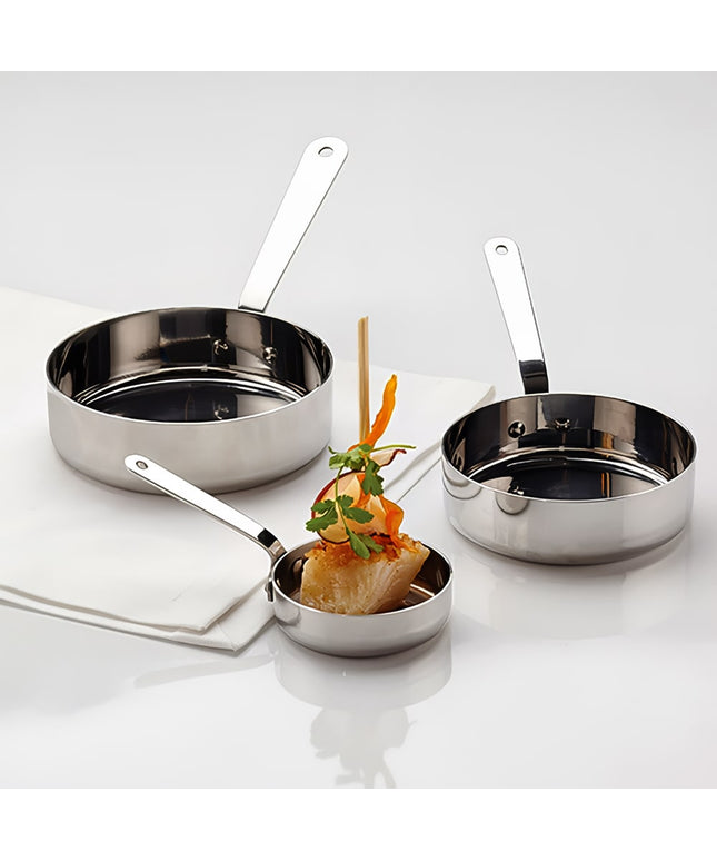 Chảo Chiên Inox American Metalcraft SHSP40 10.2 cm Tay Cầm Kim Loại Đặc