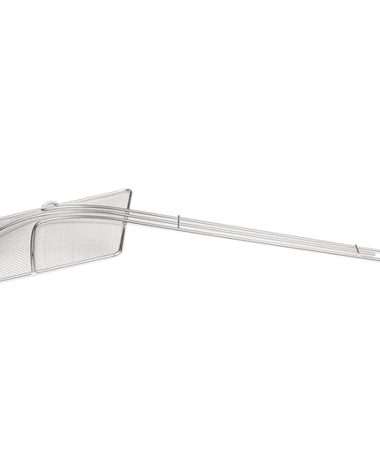 Vợt Lọc Vuông American Metalcraft SKS714 17.8 cm Tay Cầm 35.6 cm, Thiếc/Lưới